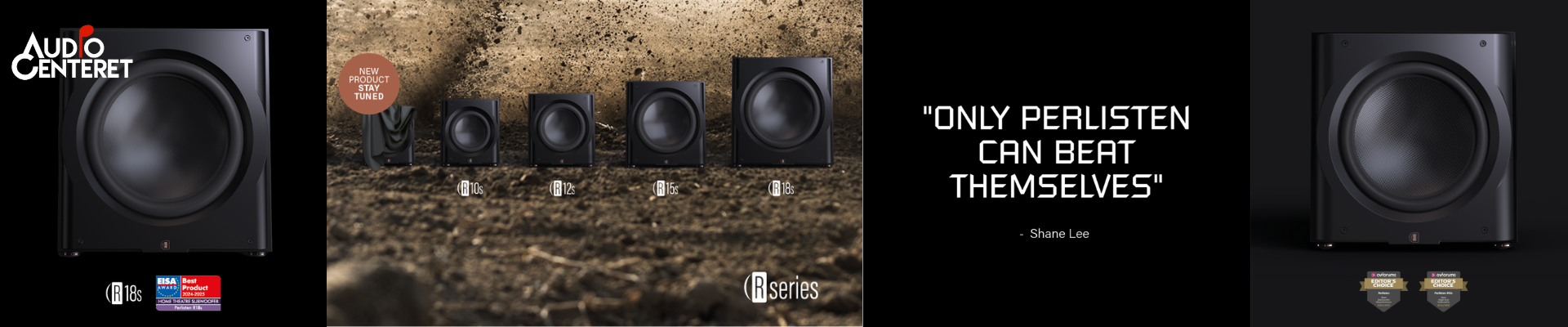 Perlisten fortsetter og utvide R Serien med audiocentere Perlisten Audio - beste subwoofer merke 2024